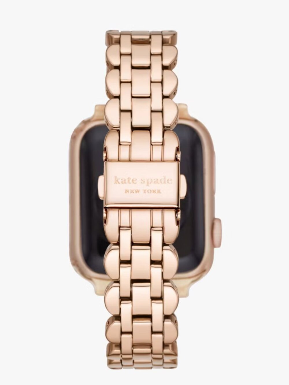 Kate Spade Rose Gold Scallop Link Bracelet 38/40mm Band Apple Watch - Picture 2 of 7